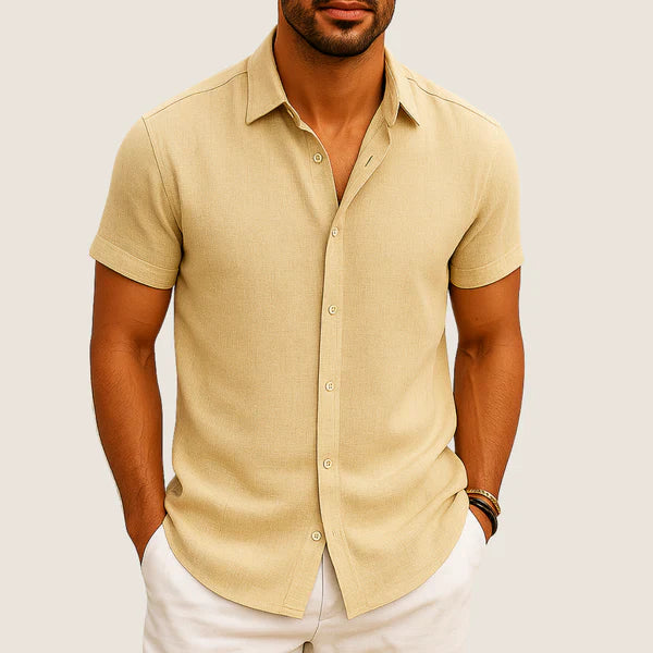 Oxel Wear Linen & Cotton Shirt – Relaxed Fit & Summer Comfort