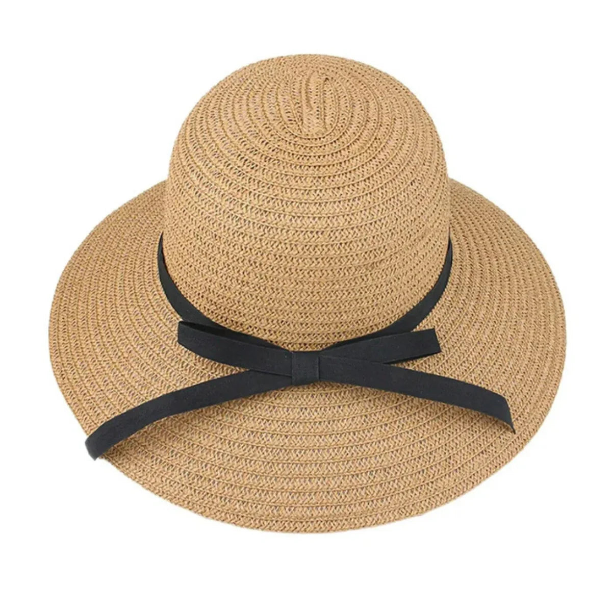 Arpoador Hat – Delicate, Elegant Straw Hat with Black Ribbon