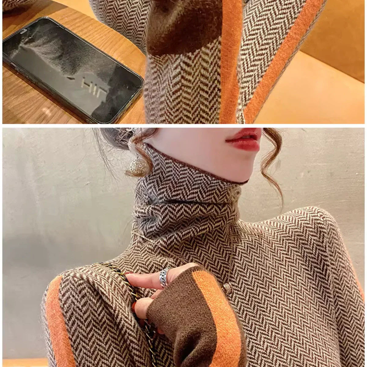 Oxel Wear™ | Clémence Roll Neck Jumper Signature™