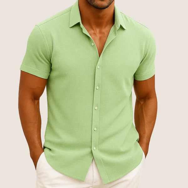 Oxel Wear Linen & Cotton Shirt – Relaxed Fit & Summer Comfort