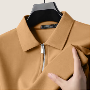Oxel Wear – Men’s Zip Polo – Modern Style & Light Comfort