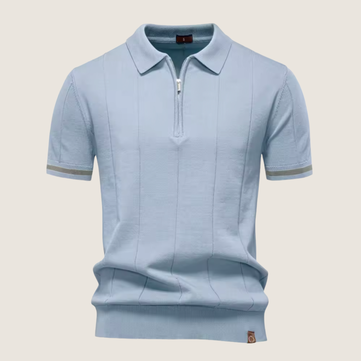 Oxel Wear – Slim Fit Men’s Zip Polo – Minimalist Style & Comfort for Every Occasion