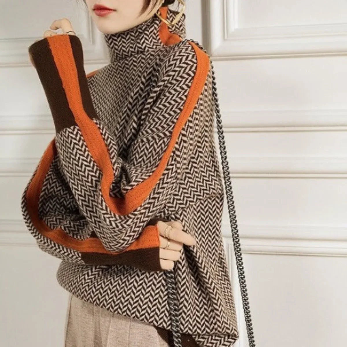 Oxel Wear™ | Clémence Roll Neck Jumper Signature™