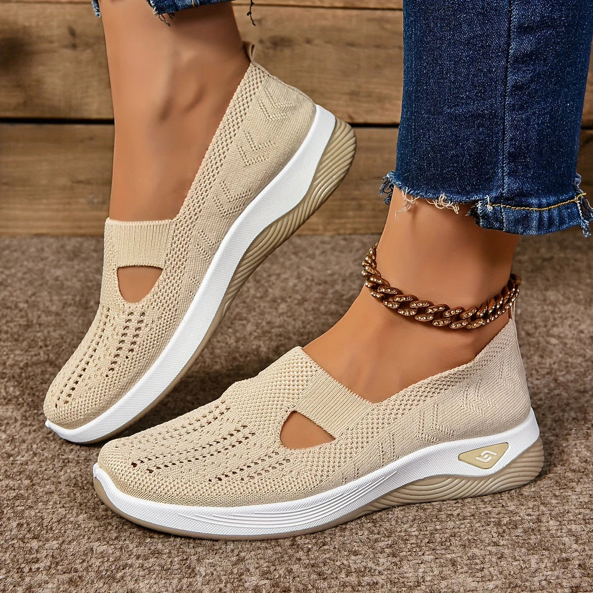 CloudWear™ – Ademend en Ultiem Comfortabele Orthopedische Sneakers voor Dames