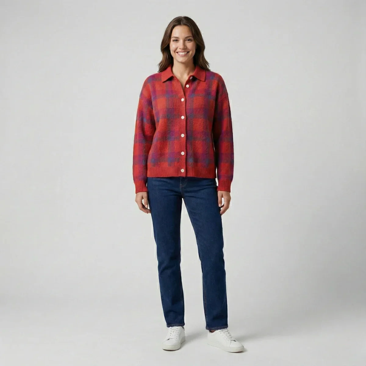 Oxel Wear™ | Cardigan Rétro Check™