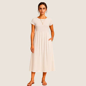 Oxel Wear Alice Midi Dress – Casual & Timeless Elegance