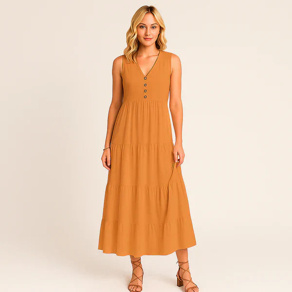 Monarch Annemarie lange jurk – Elegant ie en veelzijdigheid