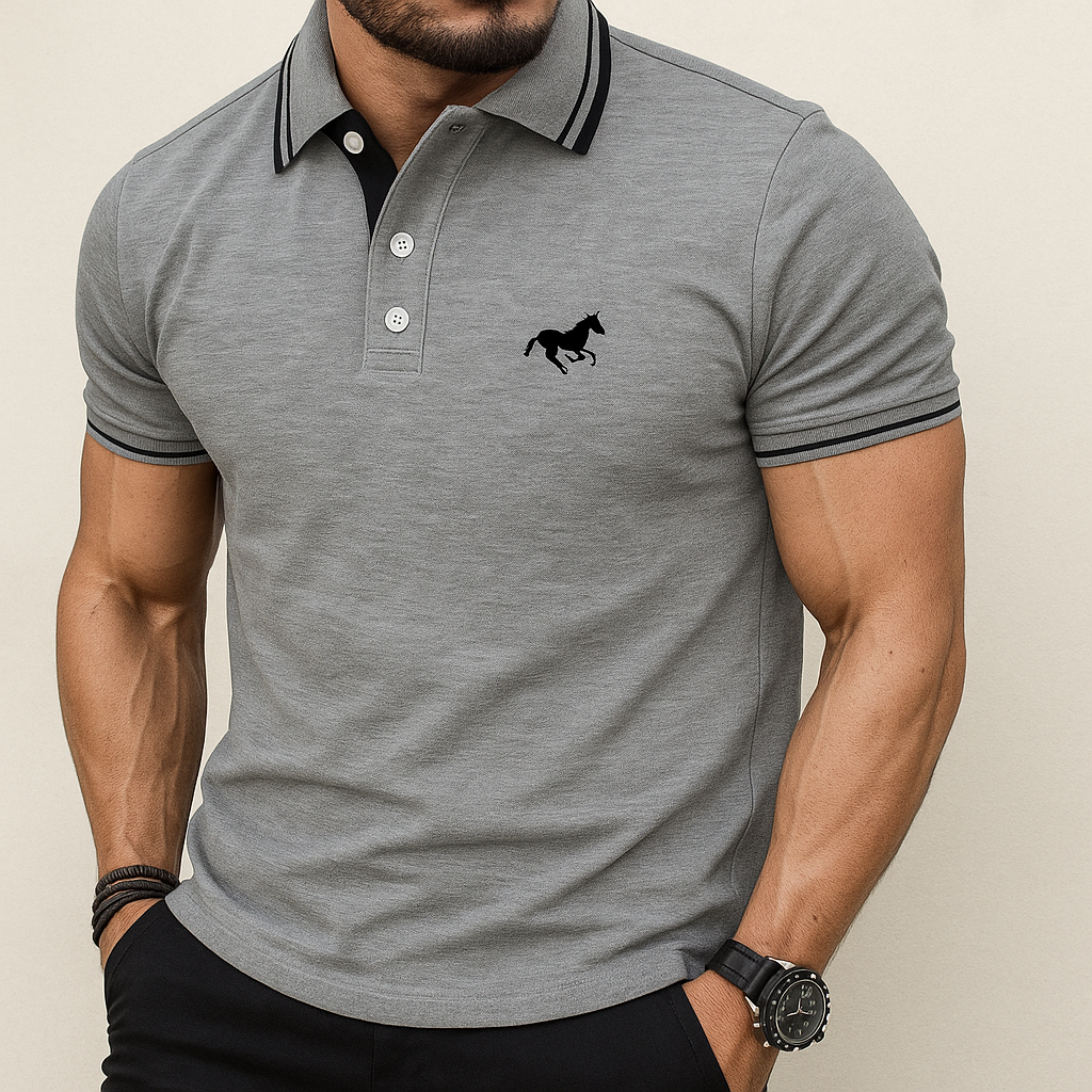 Oxel Wear – Men’s Polo with Contrasting Details