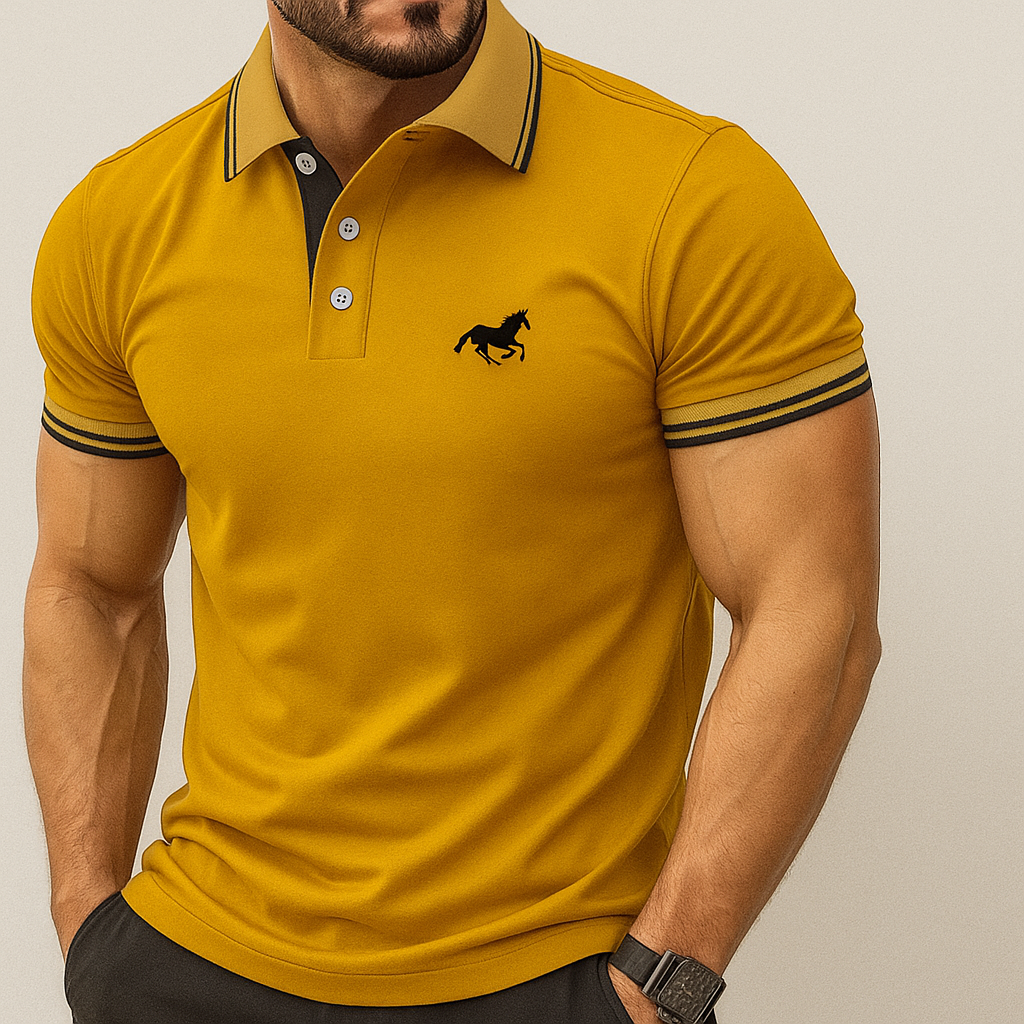 Oxel Wear – Men’s Polo with Contrasting Details