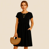 Oxel Wear Alice Short Linen Dress – Casual Elegance for Every Day