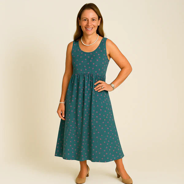 Oxel Wear Lotte Long Dress – Summer Floral Elegance