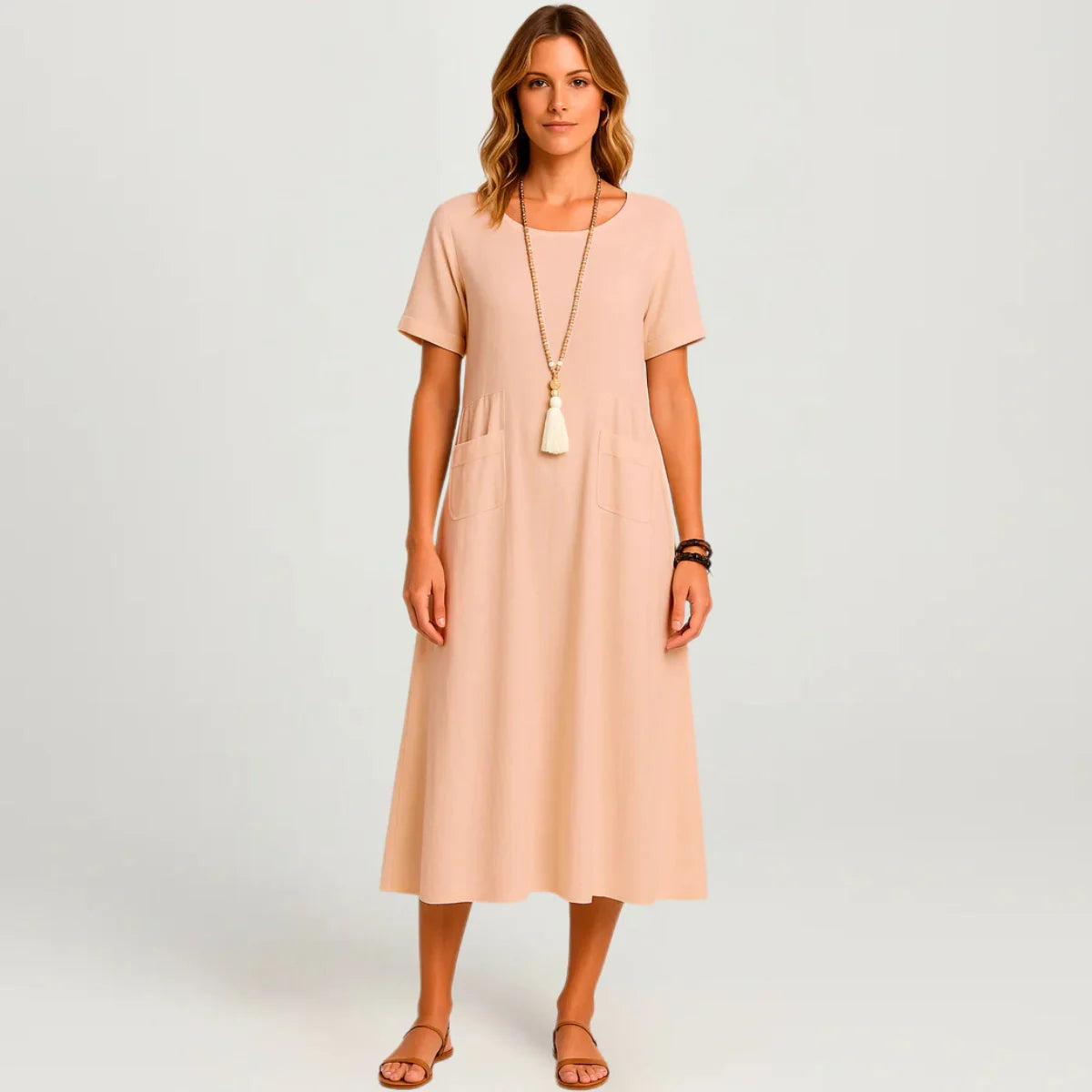 Giulia Midi Dress – Casual Elegance for Every Occasion