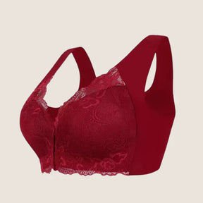 Oxel Wear – Sexy Lace Bra – Plus Size Comfort Push-Up with Front Closure
