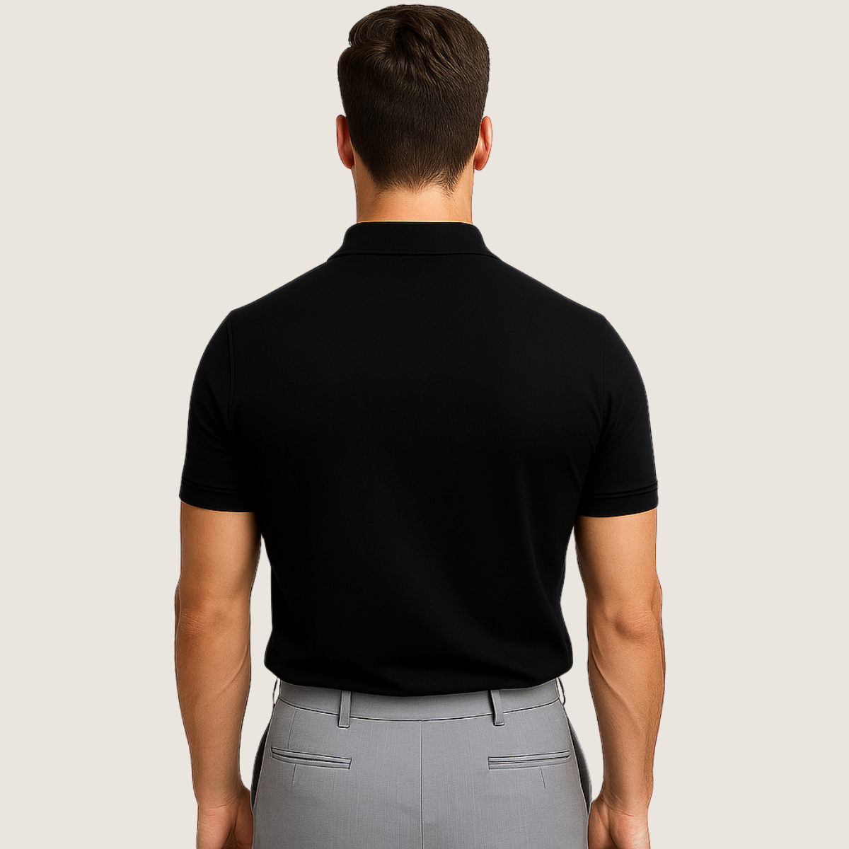 Oxel Wear – Men’s Zip Polo – Modern Style & Light Comfort