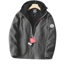 Nordwell™ Men’s Hooded Jacket – Embroidered Winter Hoodie Jacket