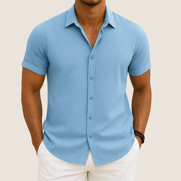 Oxel Wear Linen & Cotton Shirt – Relaxed Fit & Summer Comfort
