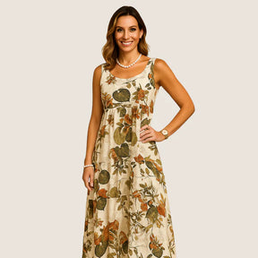 Oxel Wear Lotte Long Dress – Summer Floral Elegance