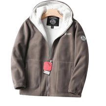 Nordwell™ Men’s Hooded Jacket – Embroidered Winter Hoodie Jacket