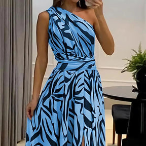 Mariana Maxi Dress – One-Shoulder, Backless & Front Split