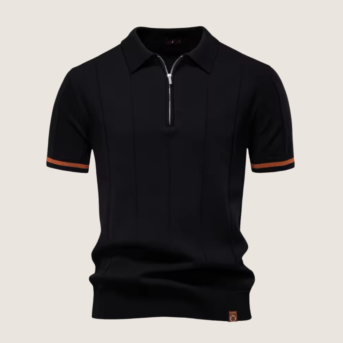 Oxel Wear – Slim Fit Men’s Zip Polo – Minimalist Style & Comfort for Every Occasion