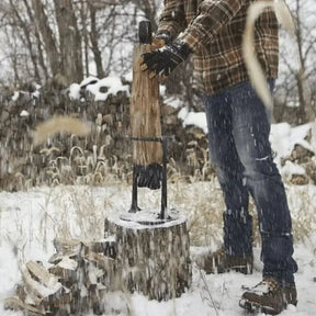 SafeSplit™ Wood Log Splitter – Safety, Power and Simplicity