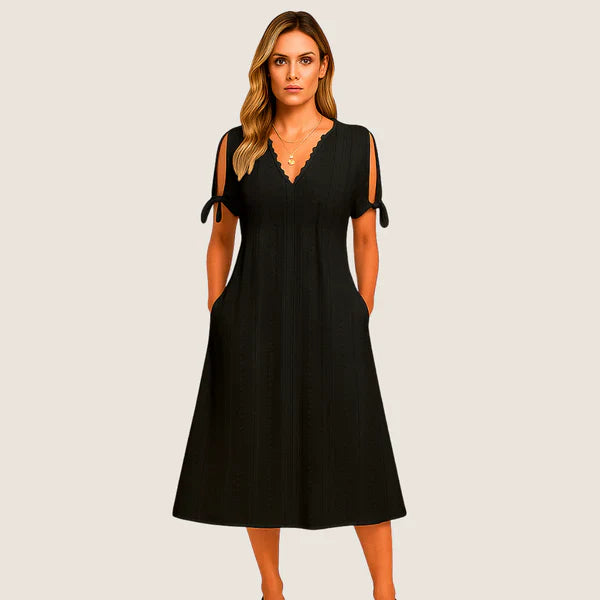 Monarch Sofie midi-jurk met kant – Casual elegantie