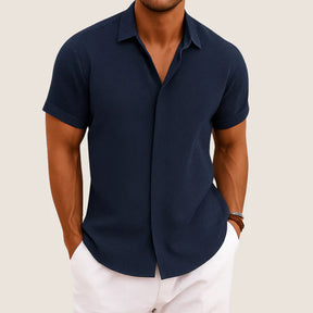 Oxel Wear Linen & Cotton Shirt – Relaxed Fit & Summer Comfort