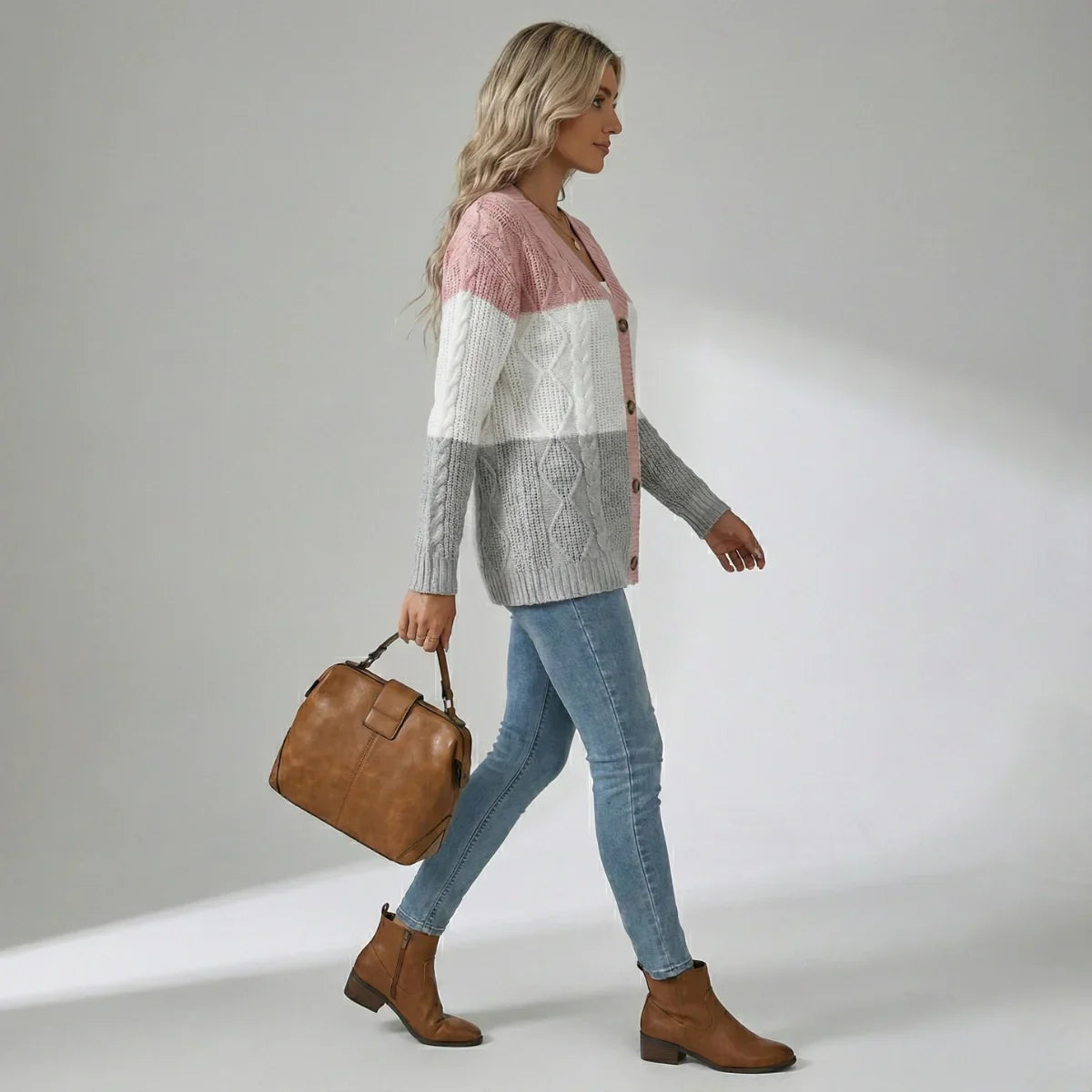 Oxel Wear™ | Striped Cardigan Allure™