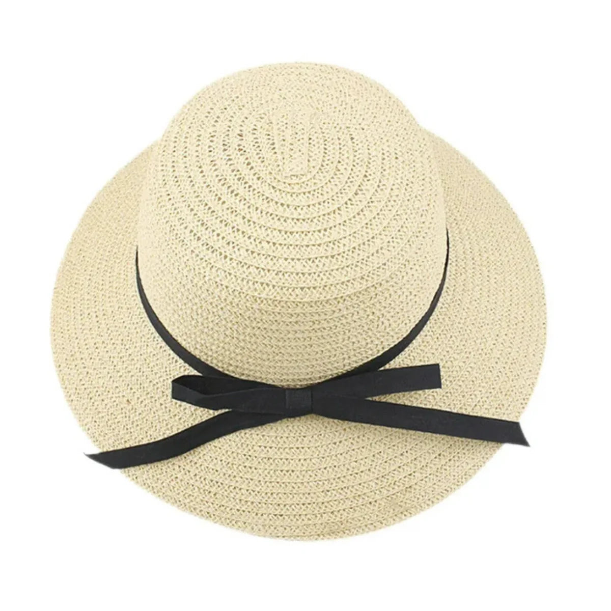 Arpoador Hat – Delicate, Elegant Straw Hat with Black Ribbon