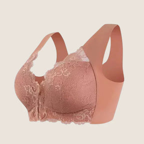 Oxel Wear – Sexy Lace Bra – Plus Size Comfort Push-Up with Front Closure