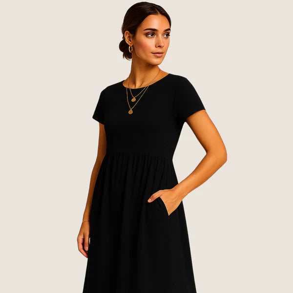 Oxel Wear Alice Midi Dress – Casual & Timeless Elegance