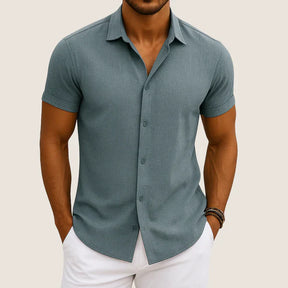 Oxel Wear Linen & Cotton Shirt – Relaxed Fit & Summer Comfort
