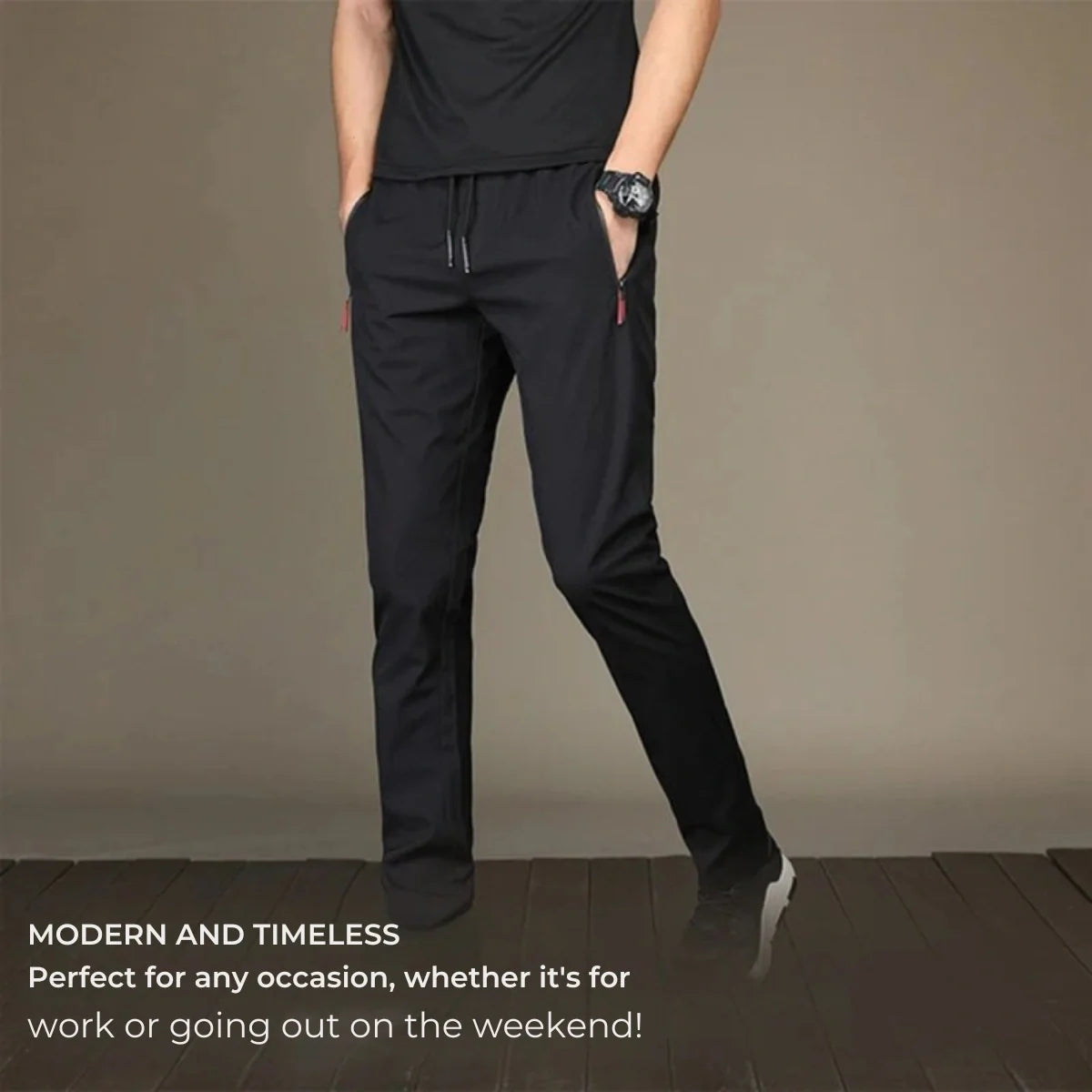 Monarch Wear - EasyFlex™ Unisex Slim Trousers [BUY 1, GET 2] - [MARKDOWN]