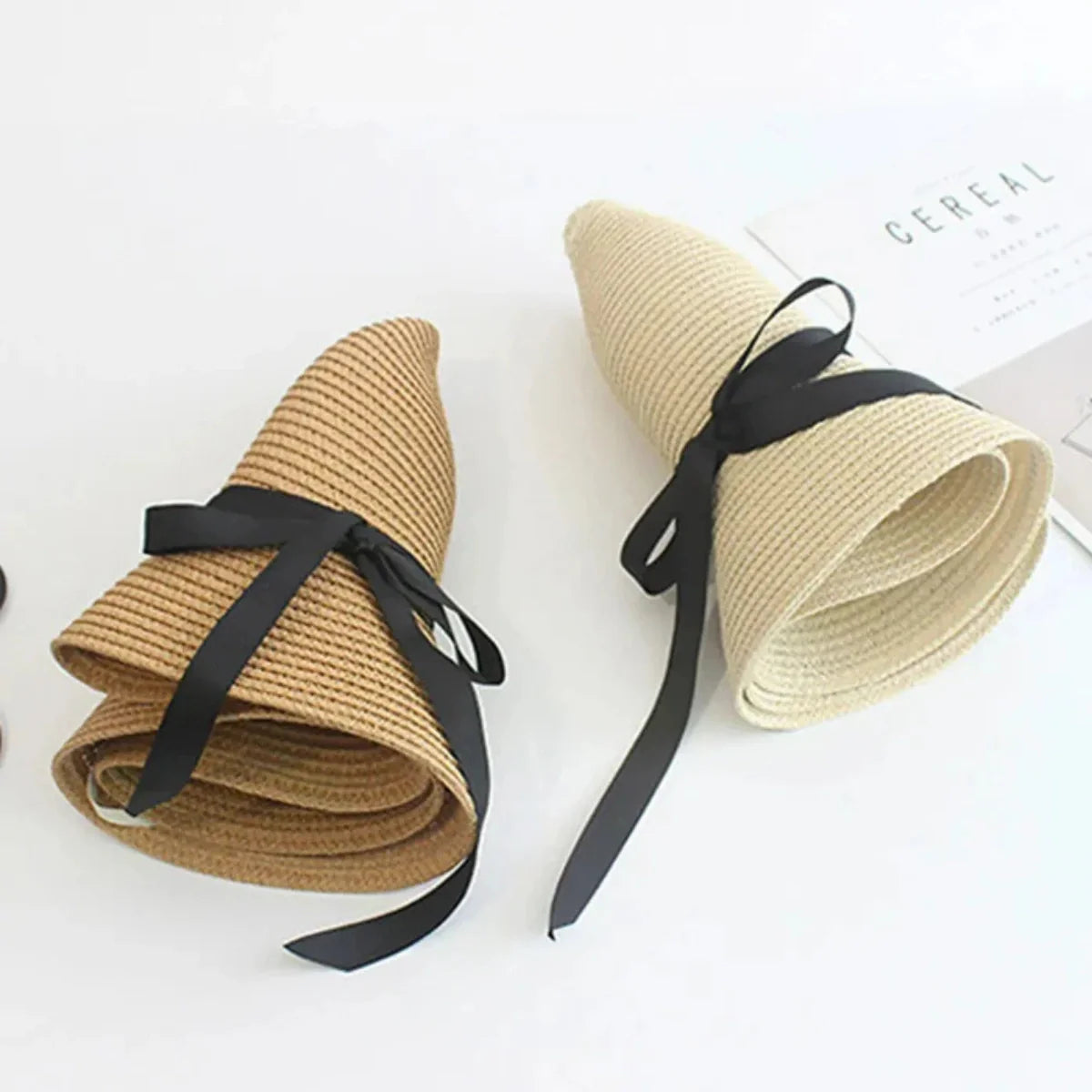 Arpoador Hat – Delicate, Elegant Straw Hat with Black Ribbon