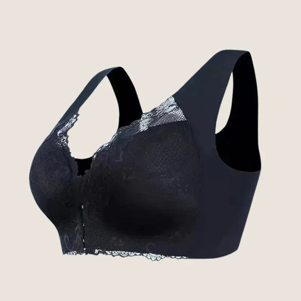 Oxel Wear – Sexy Lace Bra – Plus Size Comfort Push-Up with Front Closure