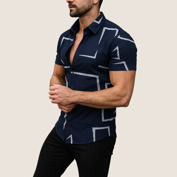 Oxel Wear Printed Shirt – Casual Summer Style