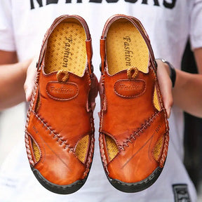 Casual leren sandalen van hoge kwaliteit voor heren – UrbanStep™