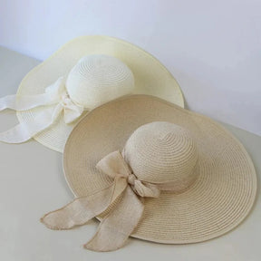 Jurerê Hat – Elegant Beach Style with a Wide Brim and Bow Detail