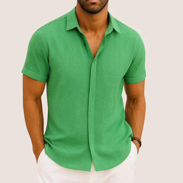 Oxel Wear Linen & Cotton Shirt – Relaxed Fit & Summer Comfort