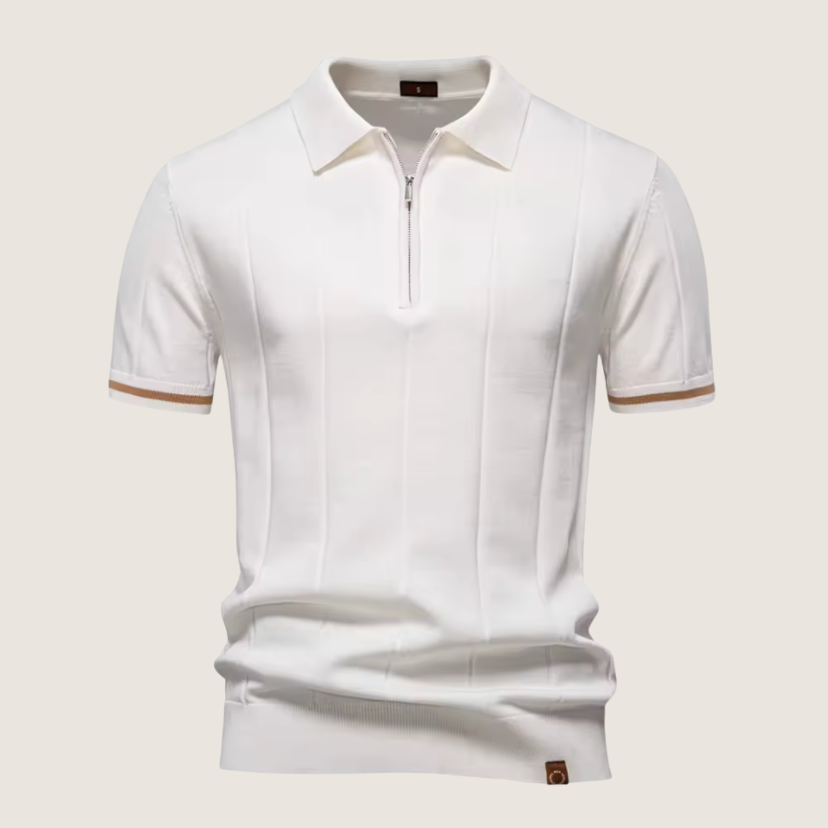Oxel Wear – Slim Fit Men’s Zip Polo – Minimalist Style & Comfort for Every Occasion