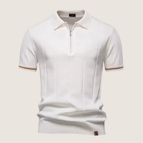 Oxel Wear – Slim Fit Men’s Zip Polo – Minimalist Style & Comfort for Every Occasion