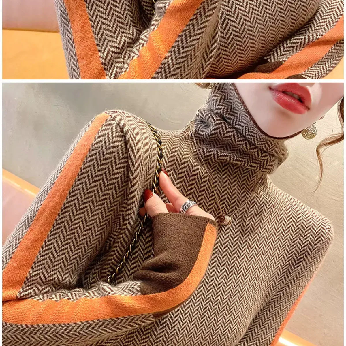 Oxel Wear™ | Clémence Roll Neck Jumper Signature™