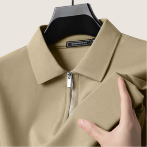 Oxel Wear – Men’s Zip Polo – Modern Style & Light Comfort