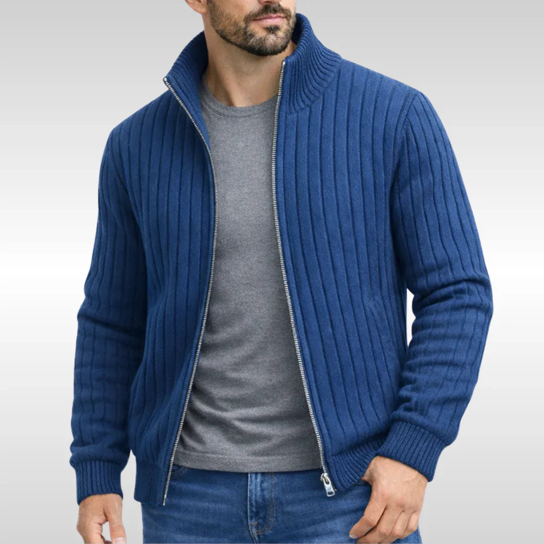 Oxel Wear | Elegant Classic Zip Jacket – RibbedWarm™