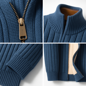 Oxel Wear | Elegant Classic Zip Jacket – RibbedWarm™