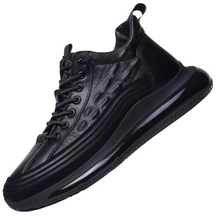 Oxel - Italian Crocodile Print Air Cushion Casual Shoes for Men