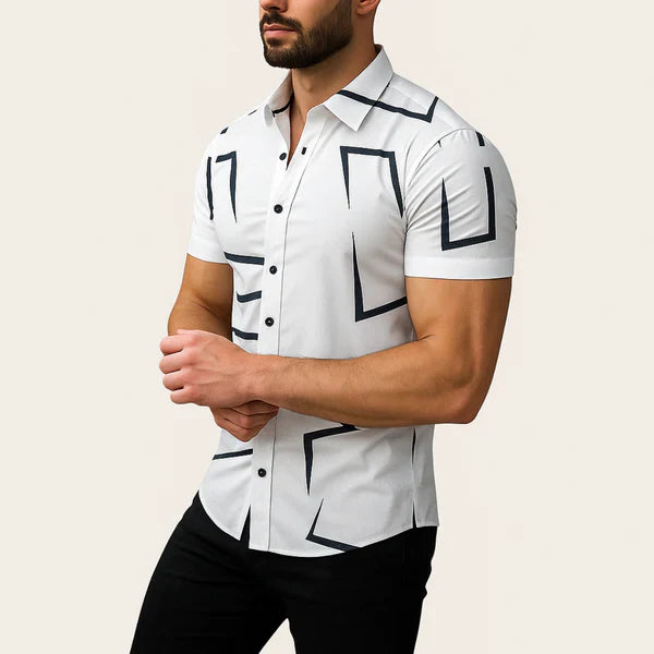 Oxel Wear Printed Shirt – Casual Summer Style