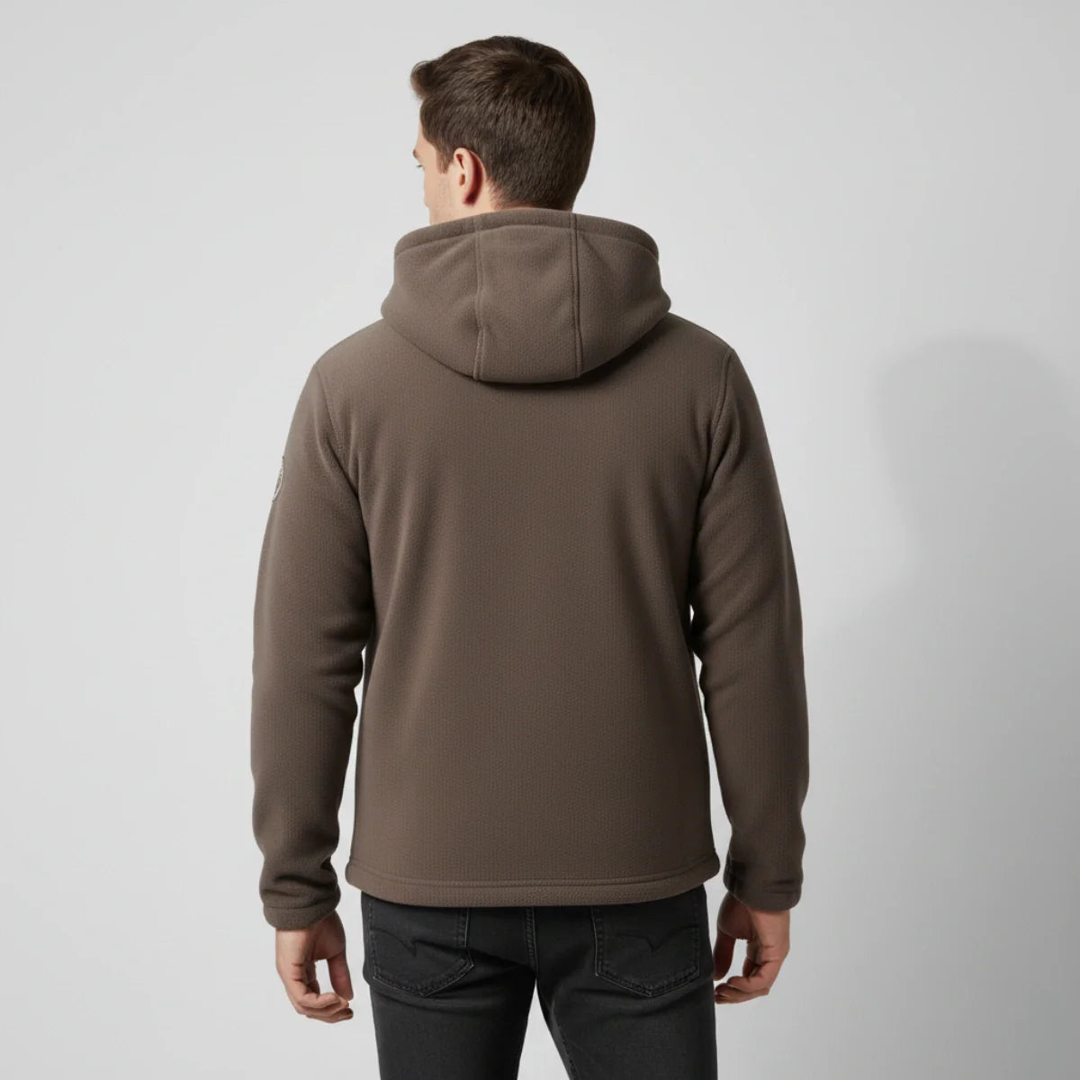 Nordwell™ Men’s Hooded Jacket – Embroidered Winter Hoodie Jacket
