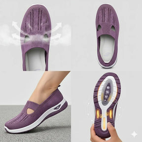 CloudWear™ – Ademend en Ultiem Comfortabele Orthopedische Sneakers voor Dames