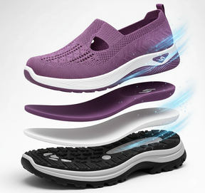 CloudWear™ – Ademend en Ultiem Comfortabele Orthopedische Sneakers voor Dames